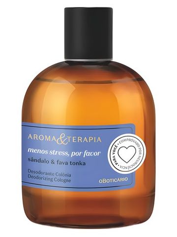 O Boticario Aroma & Terapia Menos Stress fragrance bottle