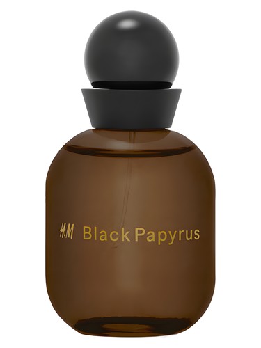 H M H&M Black Papyrus fragrance bottle