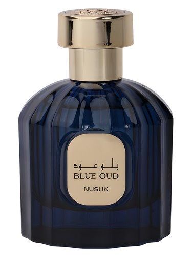 Nusuk Blue Oud fragrance bottle