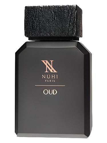 NUHI Oud fragrance bottle