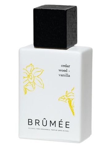 Brûmée Cedar Wood + Vanilla fragrance bottle