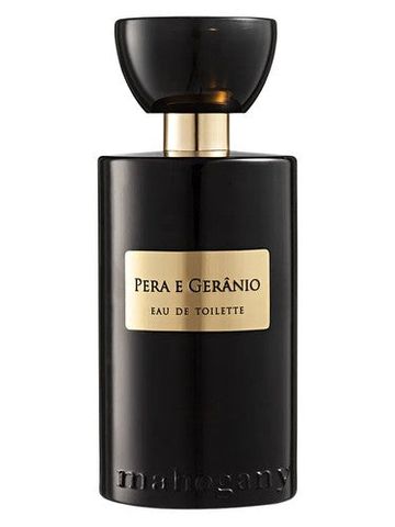 Mahogany Pera e Gerânio fragrance bottle