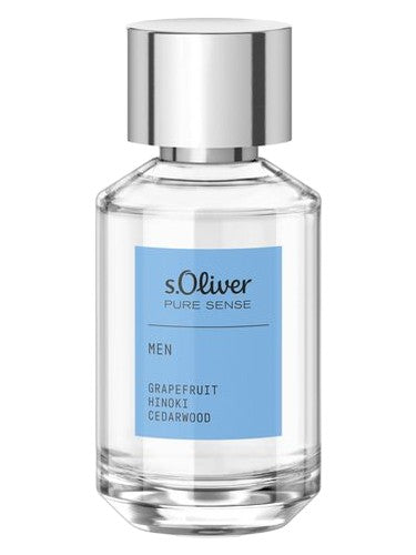 s Oliver Pure Sense Men Eau de Toilette fragrance bottle