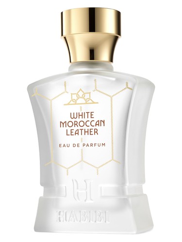 Habibi NY White Moroccan Leather fragrance bottle