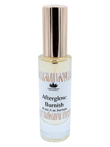 Lotus Noir Perfumery Afterglow: Burnish fragrance bottle