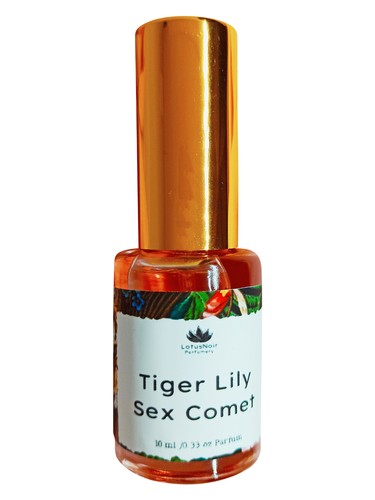 Lotus Noir Perfumery Tiger Lily Sex Comet fragrance bottle