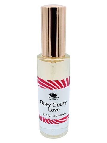 Lotus Noir Perfumery Ooey Gooey Love fragrance bottle