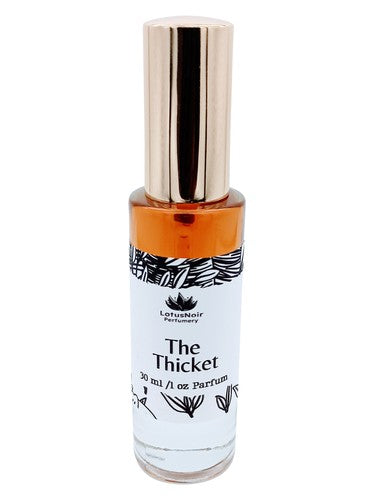 Lotus Noir Perfumery The Thicket fragrance bottle