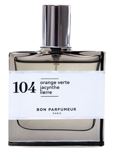 Bon Parfumeur 104 orange verte, jacynthe, lierre fragrance bottle