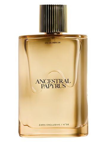 Zara Ancestral Papyrus fragrance bottle