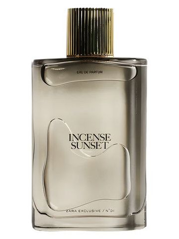 Zara Incense Sunset fragrance bottle