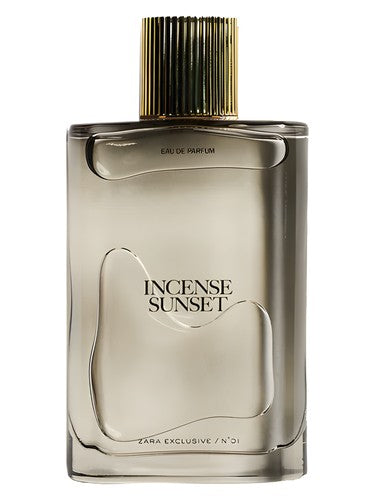 Zara Incense Sunset fragrance bottle