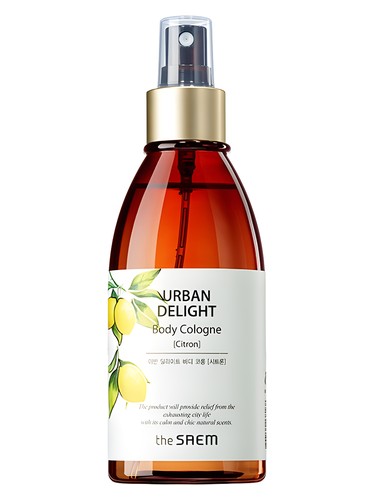 The SAEM Urban Delight Citron fragrance bottle