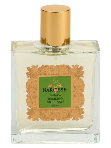 Narcisse Taormina Basilico Siciliano fragrance bottle