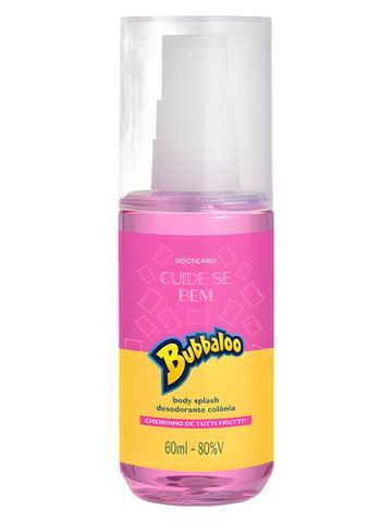O Boticario Cuide-se Bem Bubbaloo Tutti Frutti fragrance bottle
