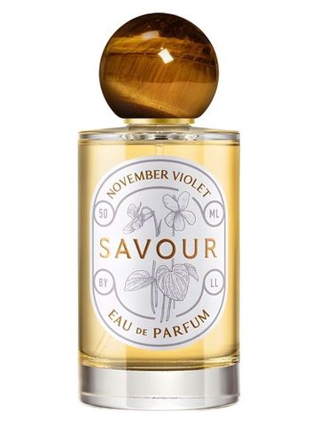 Savour November Violet fragrance bottle