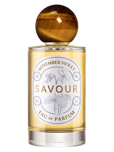 Savour November Violet fragrance bottle