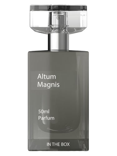 In The Box Altum Magnis fragrance bottle