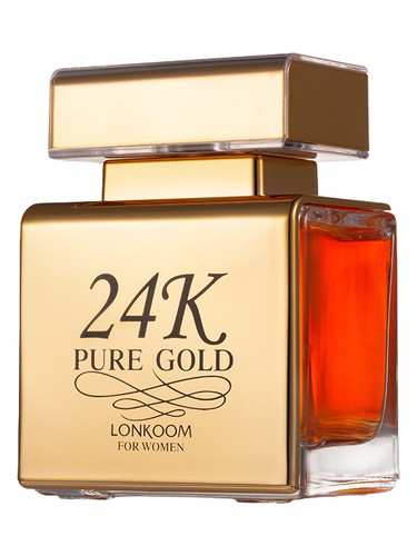 Lonkoom Parfum 24K Pure Gold fragrance bottle
