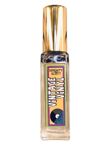 Serenity + Scott Vintage Vinyl fragrance bottle