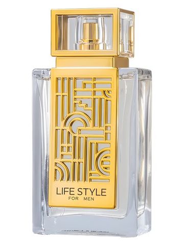 Lonkoom Parfum Life Style Gold For Men fragrance bottle