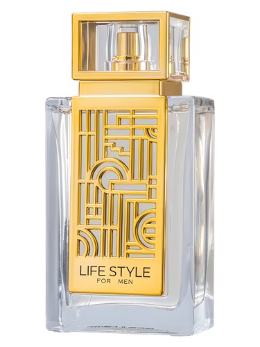 Lonkoom Parfum Life Style Gold For Men fragrance bottle