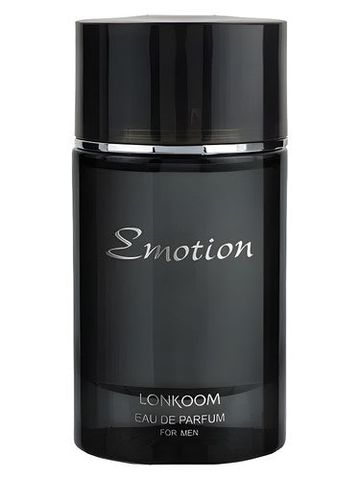 Lonkoom Parfum Emotion Black For Men fragrance bottle