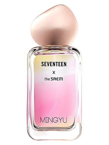 The SAEM Seventeen X Mingyu fragrance bottle