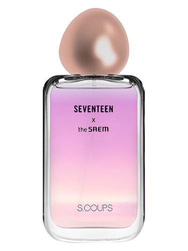 The SAEM Seventeen X S.Coup's fragrance bottle