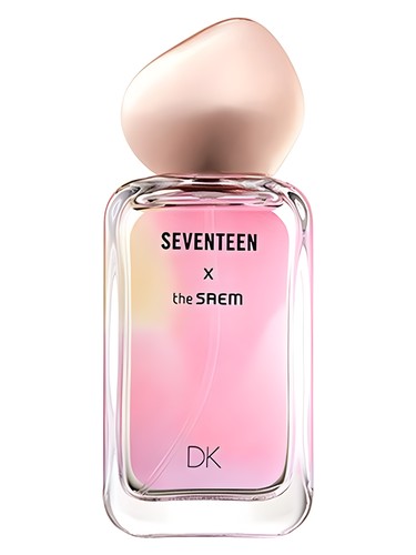 The SAEM Seventeen X DK fragrance bottle