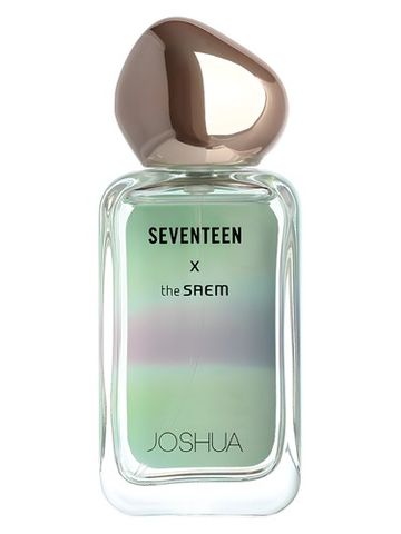 The SAEM Seventeen X Joshua fragrance bottle