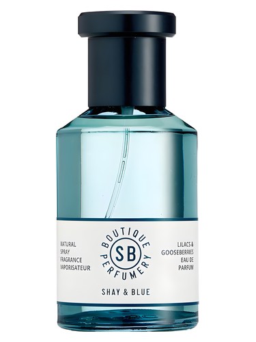 Shay Blue London Lilacs & Gooseberries fragrance bottle