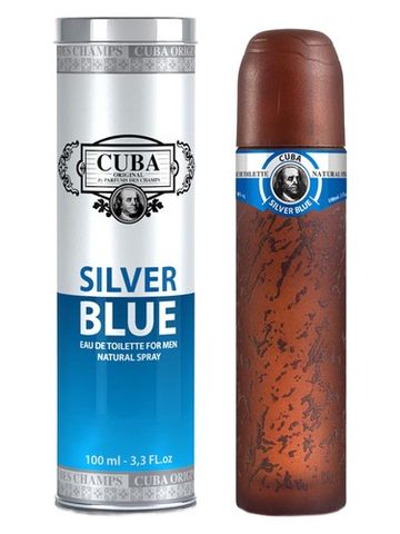 Cuba Paris Cuba Silver Blue fragrance bottle