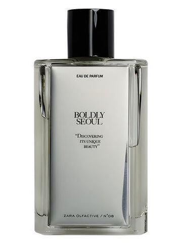 Zara Boldly Seoul fragrance bottle