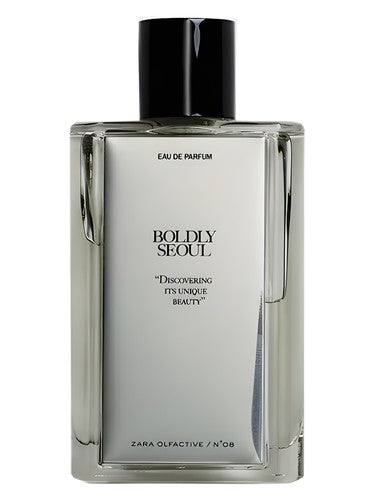 Zara Boldly Seoul fragrance bottle