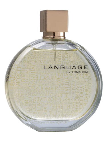Lonkoom Parfum Language Yellow fragrance bottle
