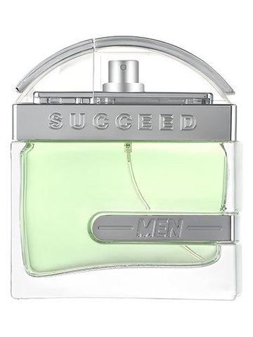 Lonkoom Parfum Succeed Green Men fragrance bottle