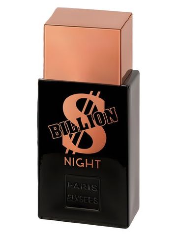 Paris Elysees Billion Dollar Night fragrance bottle