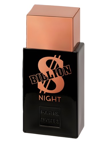 Paris Elysees Billion Dollar Night fragrance bottle