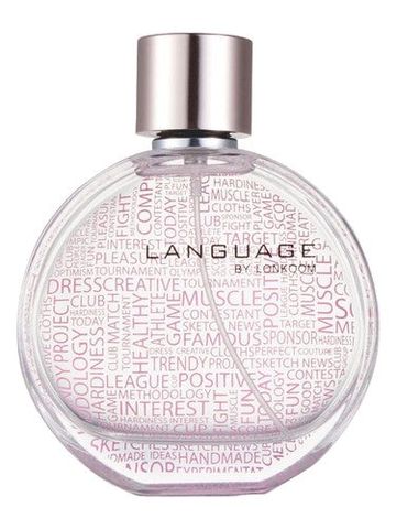 Lonkoom Parfum Language Pink fragrance bottle