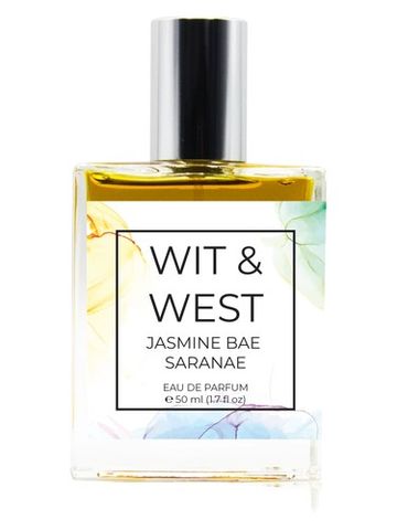 Wit & West Jasmine Bae Saranae fragrance bottle