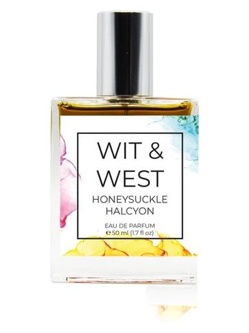 Wit & West Honeysuckle Halcyon fragrance bottle