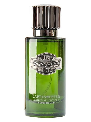 Captain Fawcett's Rufus Hound's Triumphant fragrance bottle