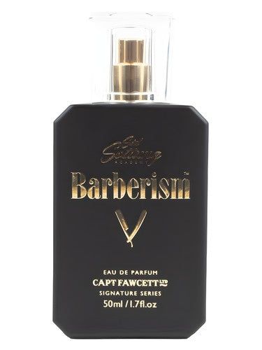 Captain Fawcett's Sid Sottung Academy Barberism fragrance bottle