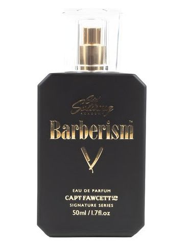 Captain Fawcett's Sid Sottung Academy Barberism fragrance bottle