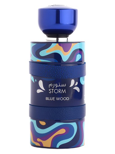 Aldakheel Oud Storm Blu Wood fragrance bottle