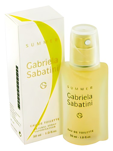 Gabriela Sabatini Summer fragrance bottle