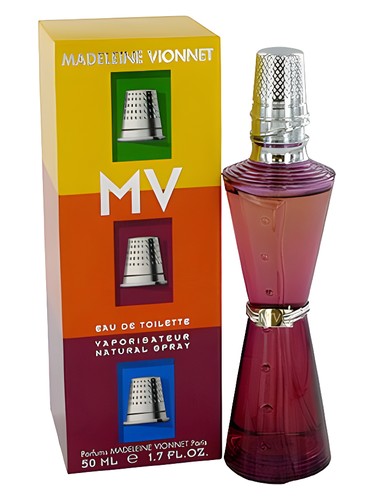 Madeleine Vionnet MV fragrance bottle