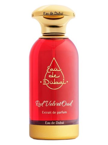 Eau de Dubai Red velvet Oud fragrance bottle