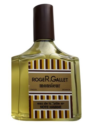 Roger Gallet Monsieur Note Havane fragrance bottle
